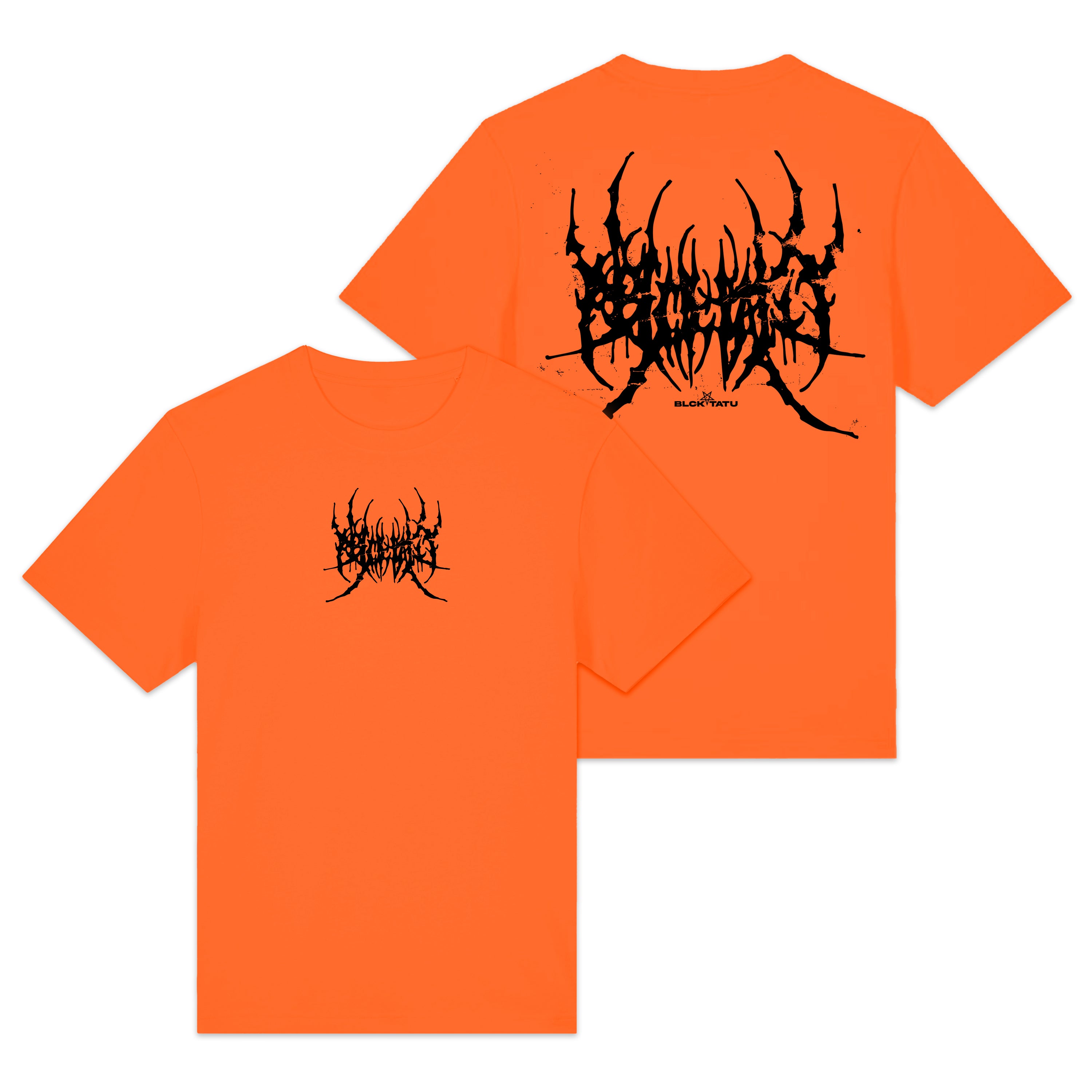 BLCK TATU T-Shirt Orange "Logo"