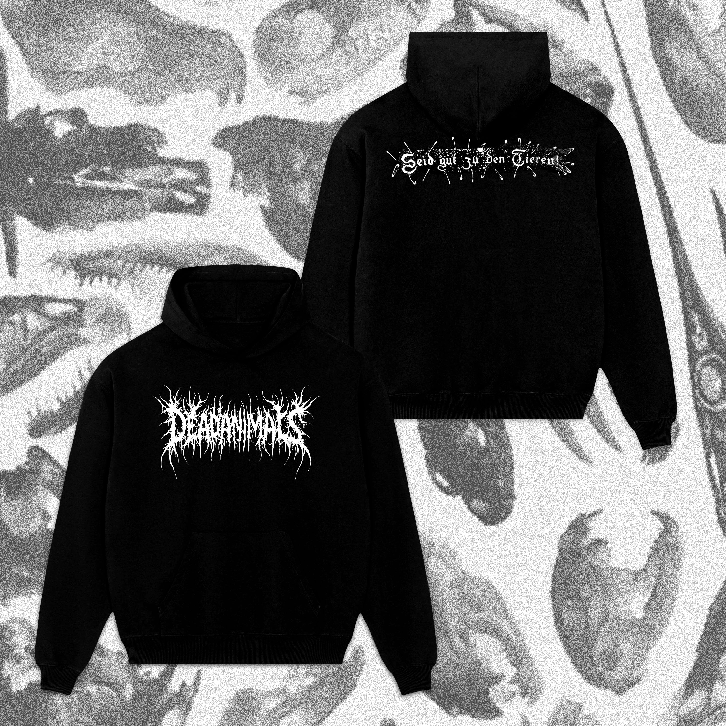 Dead Animals Hoodie "Seid gut zu den Tieren"