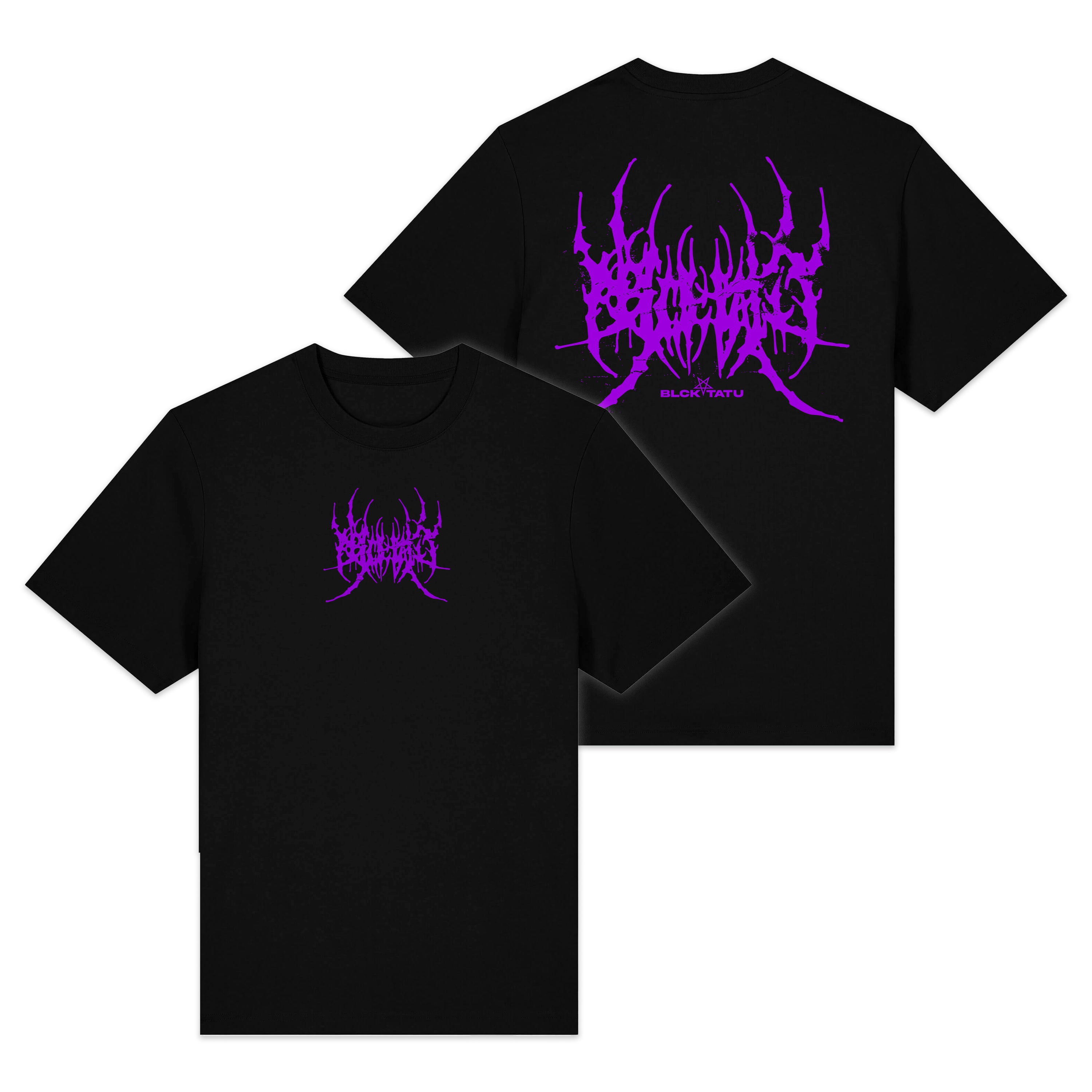 BLCK TATU T-Shirt Black Purple Edit. "Logo"