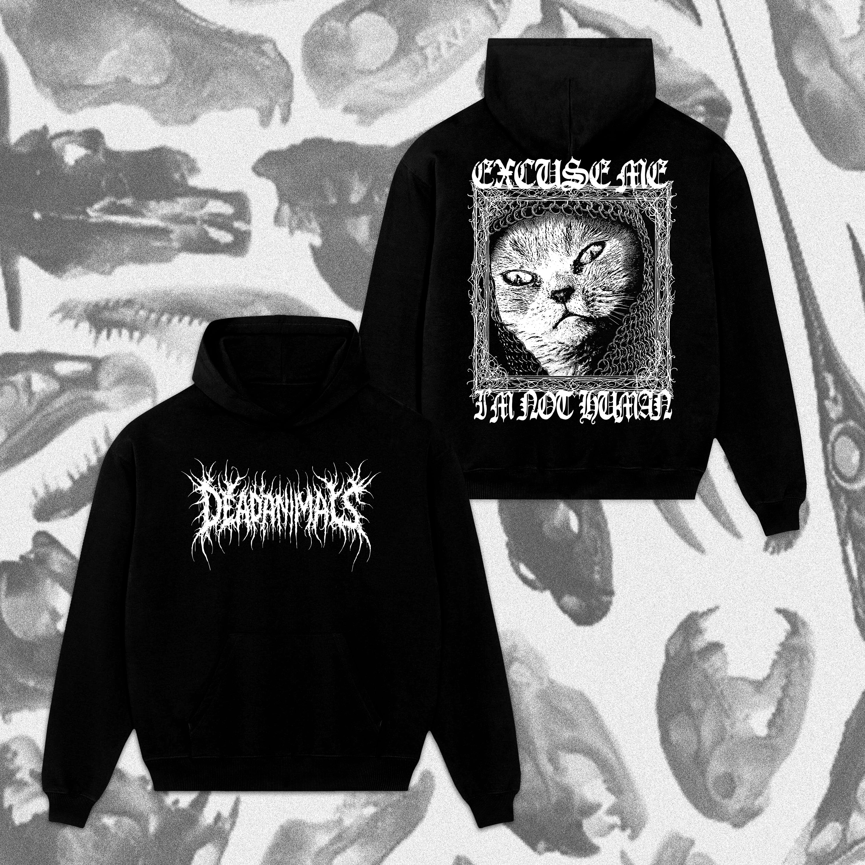 Dead Animals Hoodie "Not-Human"