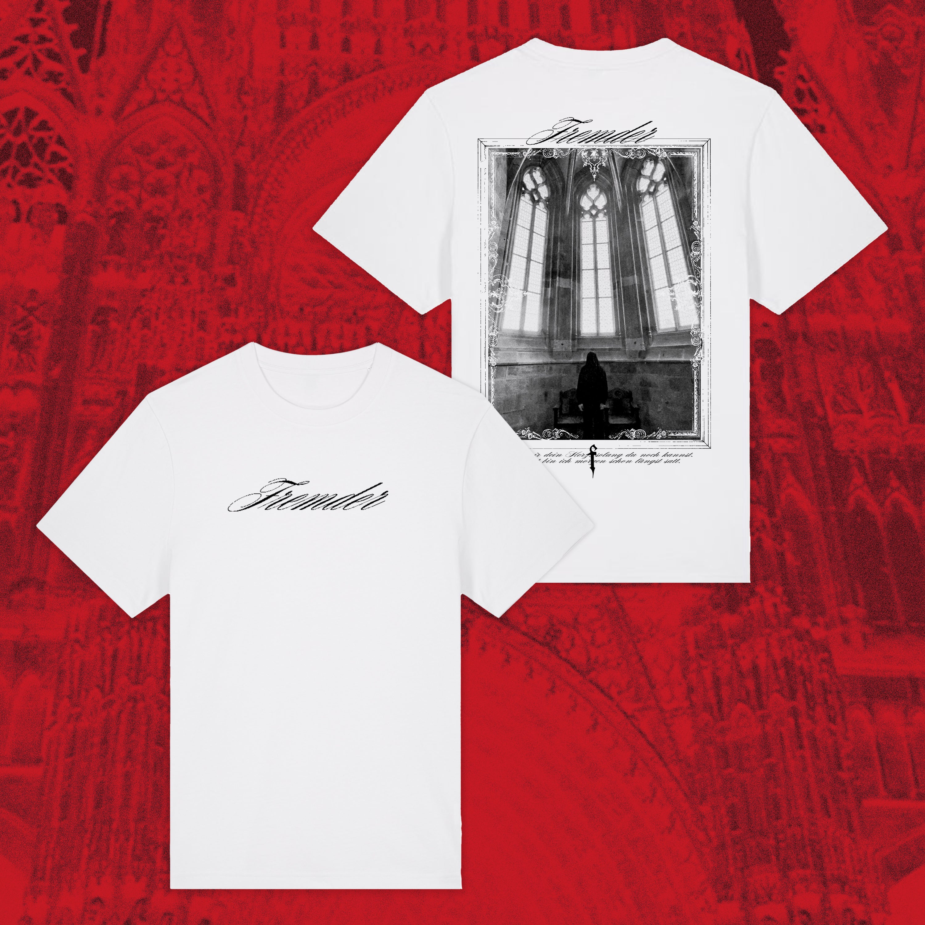FREMDER T-Shirt "Herzenslust" White-Edit
