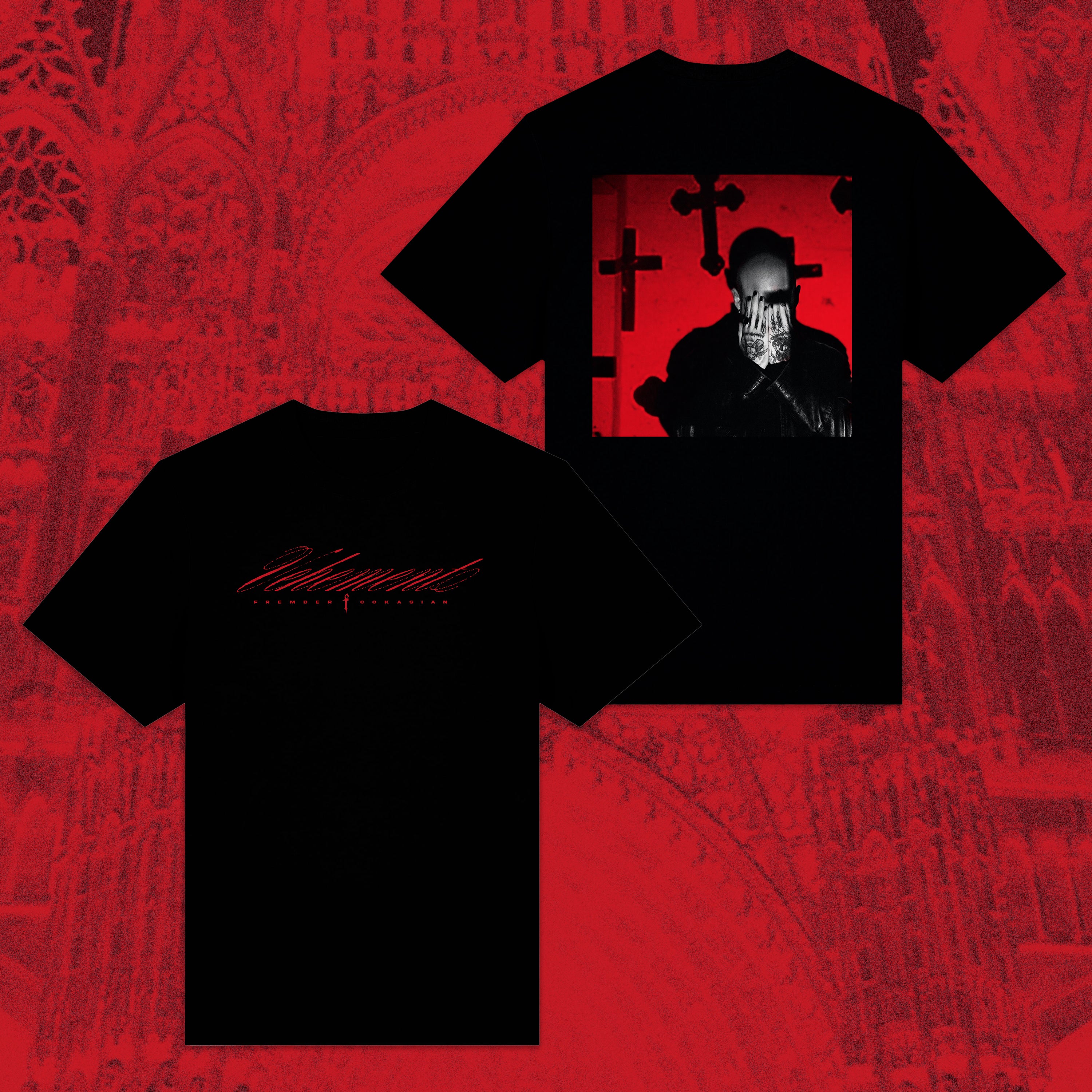 FREMDER T-Shirt Black "Vehement"