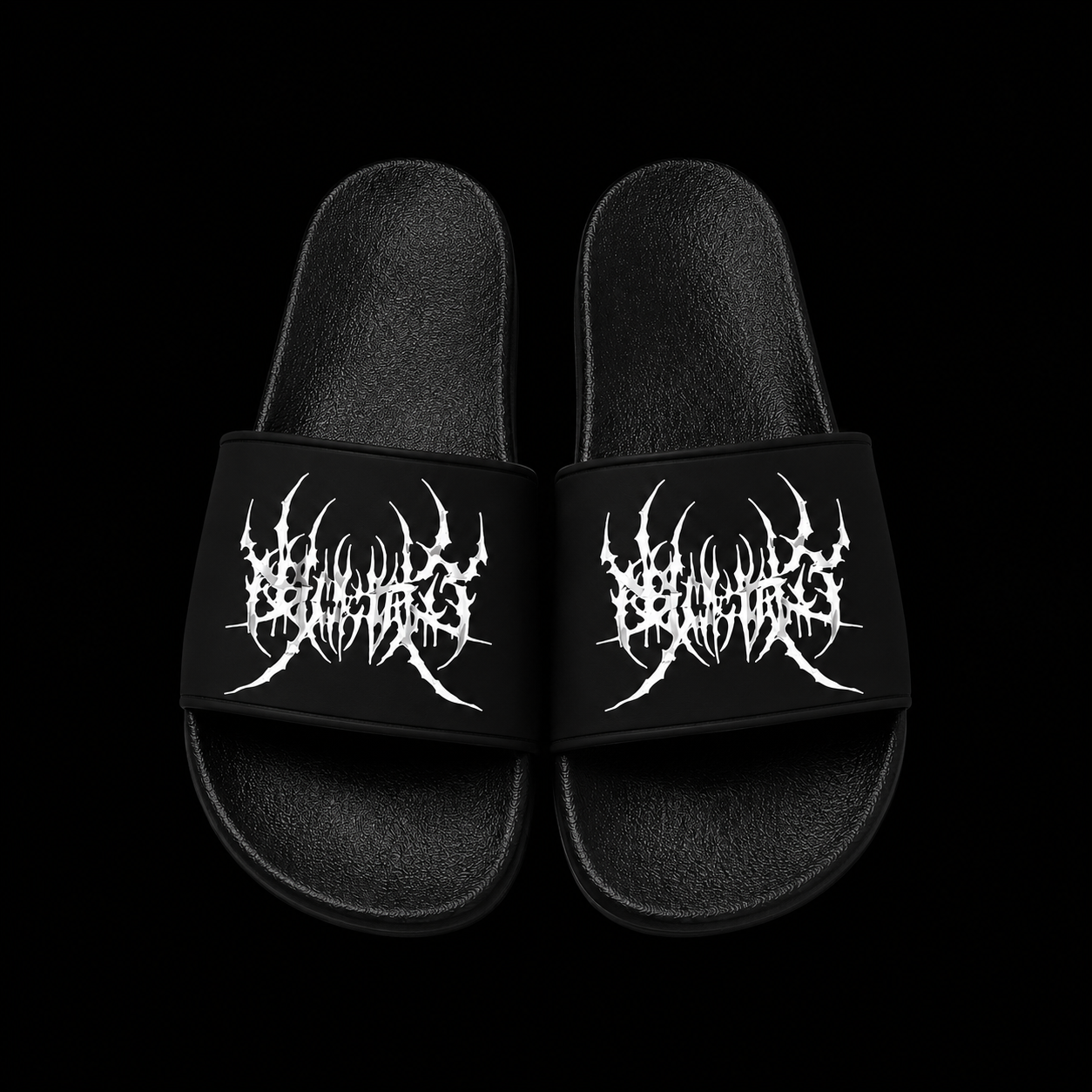 BLCK TATU Badelatschen Wht/Blk